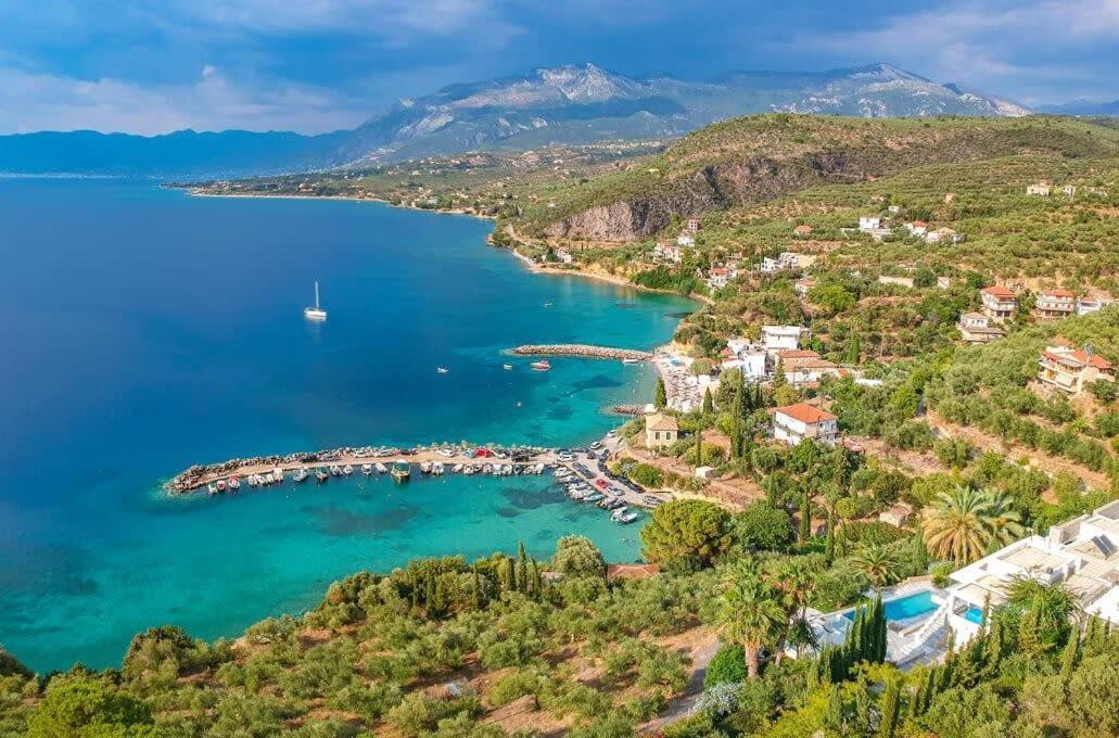 Coastal Stone Hideaway With Stunning Scenery Villa Kitriaí Exteriör bild
